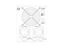 Backup power GETI GEP700 sinus 700W (1000VA)