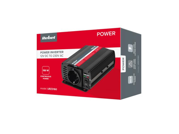 Voltage converter REBEL URZ3160 12V/230V 150W