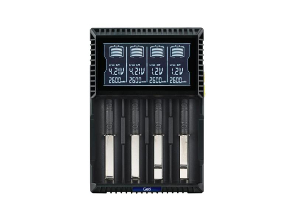 Battery charger GETI GDC4U Li-Ion LiFePO4 NiCd NiMH