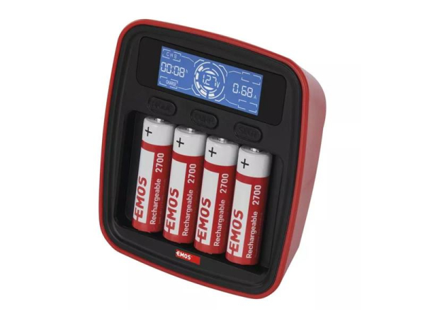 Battery charger EMOS profi BCN-42D + 4AA 2700