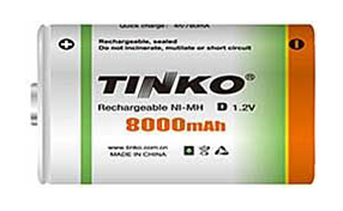 Battery D (R20) rechargeable 1,2V/8000mAh TINKO NiMH