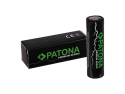 Rechargeable battery 18650 3350mAh Li-Ion 3,7V Premium PATONA PT6515