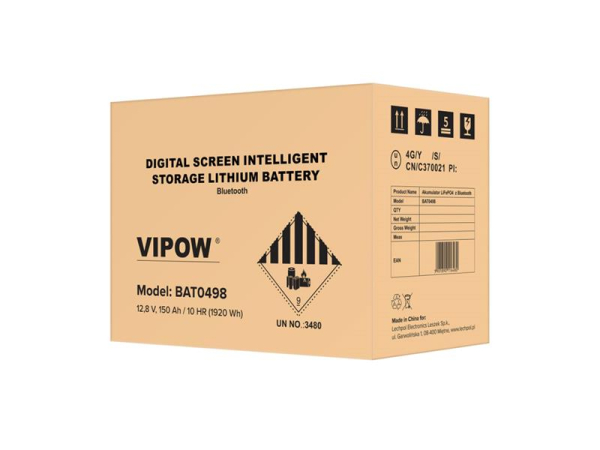 Battery LiFePO4 12,8V 150Ah VIPOW BAT0498 Bluetooth