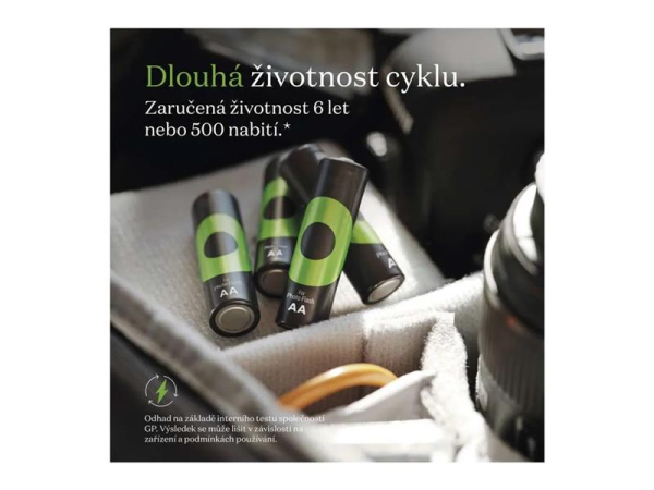 Battery AA (R6) rechargeable 1,2V/2000mAh GP Recyko Pro Professional 4pcs
