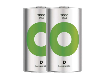 Battery D (R20) rechargeable 1,2V/3000mAh GP Recyko 2pcs