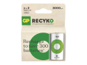 Battery D (R20) rechargeable 1,2V/3000mAh GP Recyko 2pcs