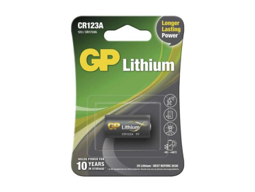 Battery CR123A GP lithium (photo)