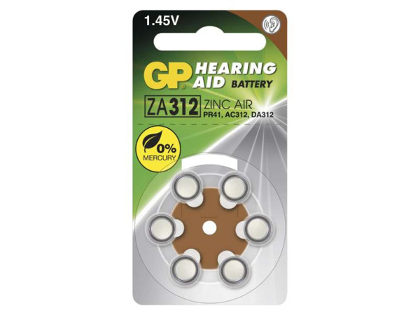 Battery GP ZA312 6pcs / blister