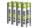 Battery AAA (R03) alkaline RAVER  8ks