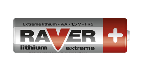 Lithium battery AA R6 1,5V RAVER  2pcs