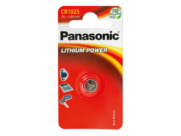Battery CR1025 PANASONIC lithium 1pc / blister