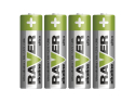 Battery AA (R6) alkaline RAVER  4pcs