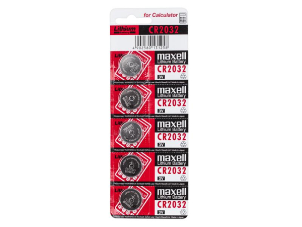 Battery CR2032 MAXELL lithium 5pcs / blister