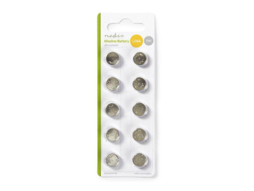 Battery LR44 (AG13) alkaline NEDIS BAAKLR4410BL 10pcs / blister