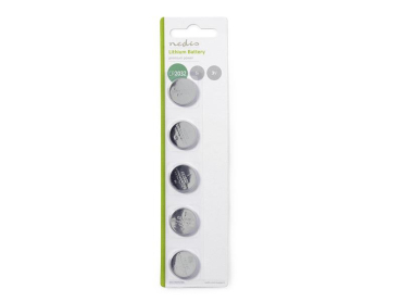 Battery CR2032 alkaline NEDIS BALCR20325BL 5pcs / blister