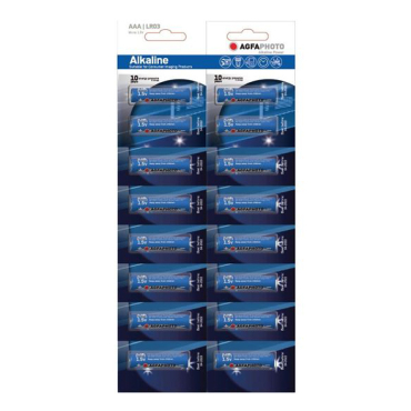 Battery AAA (LR03) alkaline AGFAPHOTO Power 16 pcs / blister