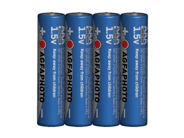 Battery AAA (LR03) alkaline AGFAPHOTO Power 4 pcs / shrink