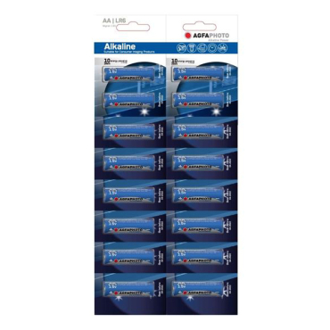 Battery AA (LR6) alkaline AGFAPHOTO Power 16pcs / blister