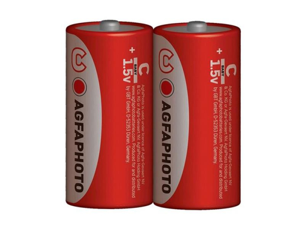 Battery C (R14) Zn AGFAPHOTO 2 pcs / shrink