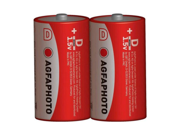 Battery D (R20) Zn AGFAPHOTO 2 pcs / shrink