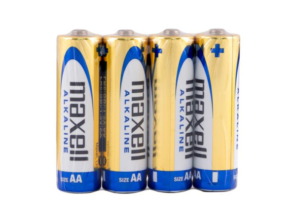 Battery AA (R6) alkaline MAXELL 4pcs / shrink