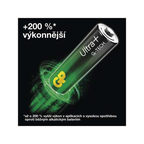 Battery 6F22 (9V) alkaline GP Ultra Plus 9V 1pc