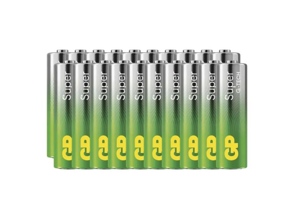 Battery AA (R6) alkaline GP Super 20pcs / shrink