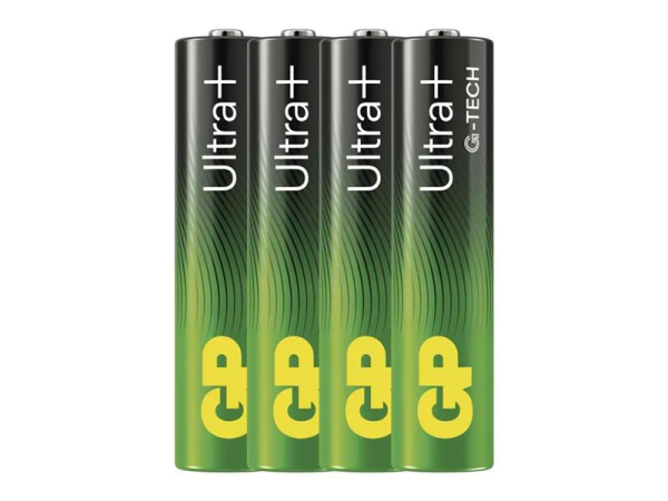 Battery AAA (R03) alkaline GP Ultra Plus 4pcs
