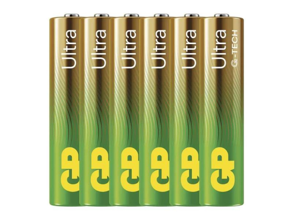 Battery AAA (R03) alkaline GP Ultra 6pcs