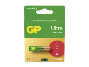 Battery AAA (R03) alkaline GP Ultra 8pcs
