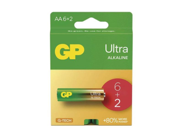 Battery AA (R6) alkaline GP Ultra 8pcs