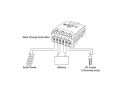 Solar regulator PWM GETI GSR020  12-24V/20A