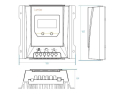 Solar controller MPPT Lumiax MT2075, 12-24V/20A