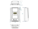 Solárny regulátor MPPT Lumiax MT4010-BT, 12-24V/40A, bluetooth