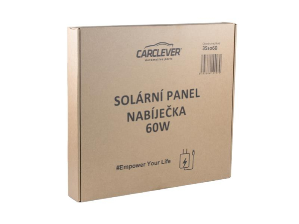 Solar panel CARCLEVER 35so60, charger 60W