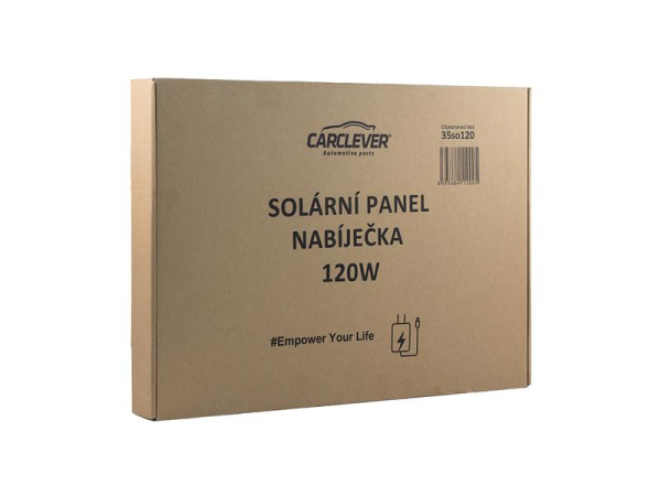 Solar panel CARCLEVER 35so120, charger 120W