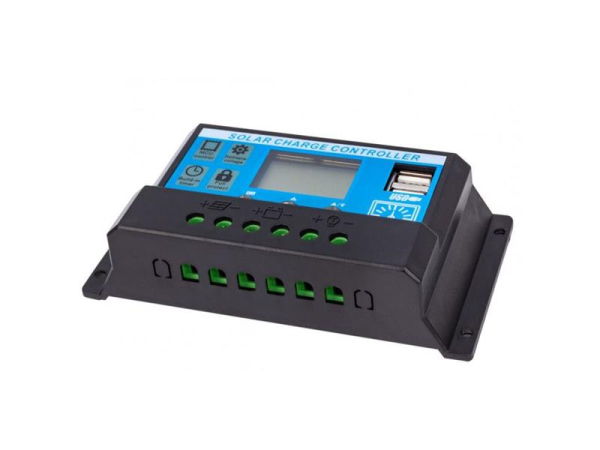 Solar controller PWM 12-24V/20A+USB for Pb batteries, LiFePO4, Li-ion
