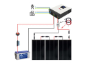 Solar hybrid set 1F 500Wp JA SOLAR