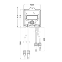 Optimizer HoneyBee 650 RF with monitoring and rapid shutdown