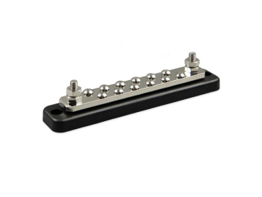 DC busbar Victron Energy 250A - 2 terminals 12 screws incl. cover