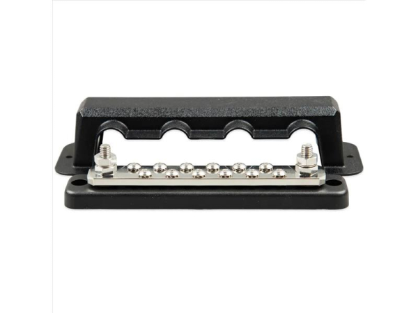 DC busbar Victron Energy 250A - 2 terminals 12 screws incl. cover