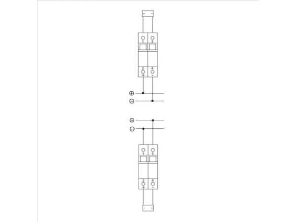 DC circuit breaker 6A two-pole ETIMAT