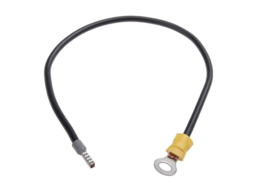 DC cable jumper 4 mm2, 60 cm, eyelet M8 - sleeve