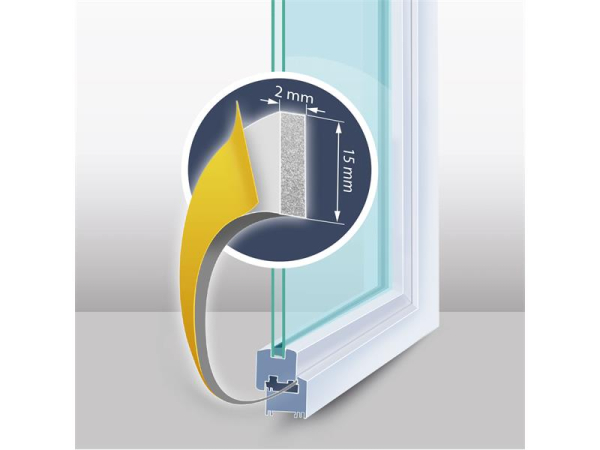 Sealing tape DELIGHT 11596WH-15 15mm/6m
