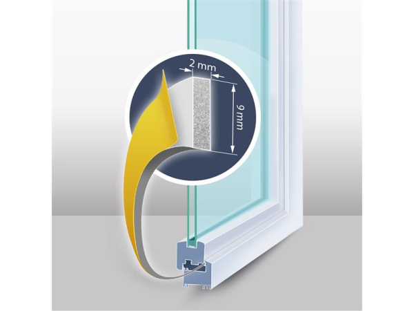 Sealing tape DELIGHT 11596WH-9 9mm/6m