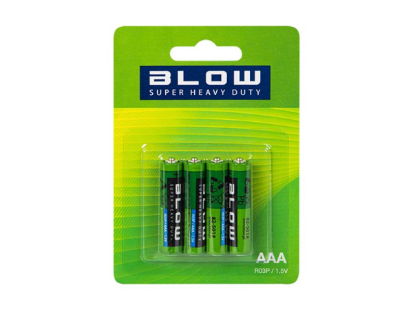 Battery AAA (LR03) Zn-Cl BLOW Super Heavy Duty 4pcs / blister