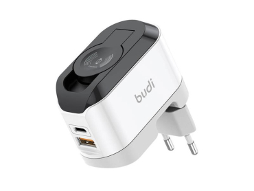 USB adapter BUDI 050619 with wireless charging