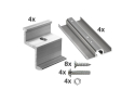Accessories for solar holder for panels w. 1095-1134 mm, thickness 35 mm