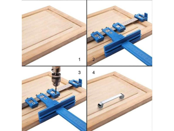 Template for precision drilling of holes 4L 8645
