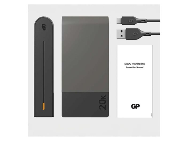 PowerBank GP M2+ Series 20000mAh Grey